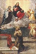 Pietro Faccini Christ and the Virgin Mary appear before St. Francis of Assisi china oil painting reproduction